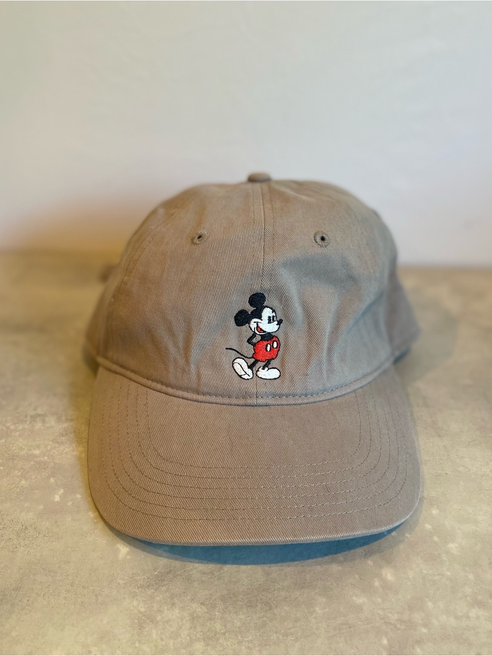 Disney Mickey Mouse Grey Baseball Hat - one size